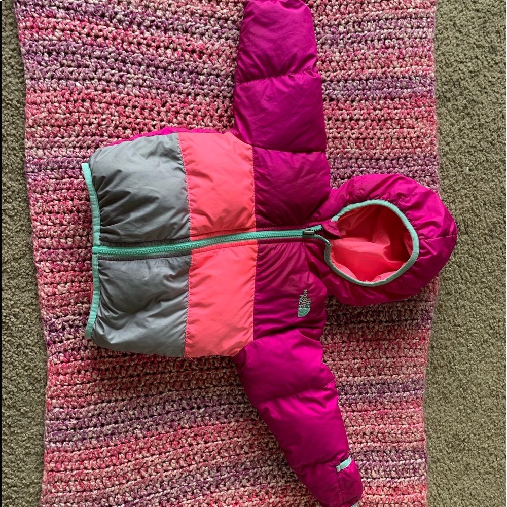 Infant North Face Reversible Winter Coat